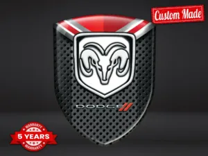 Dodge Adesivi Logo Aziendali Edizione Standard Minimali
